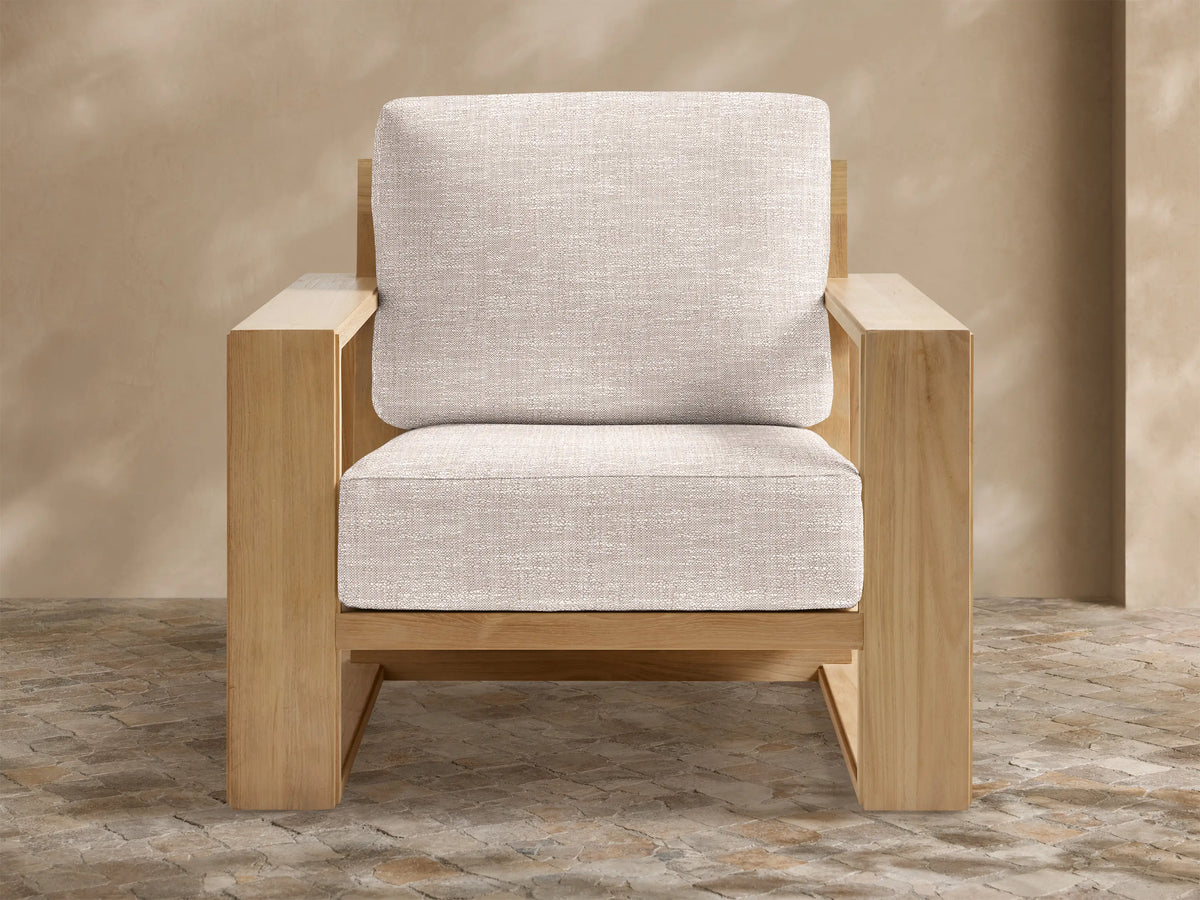 Canyon Outdoor Teak Lounge Chair