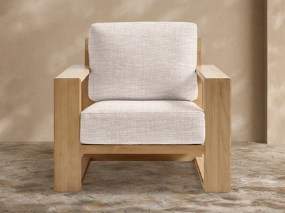 Canyon Outdoor Teak Lounge Chair
