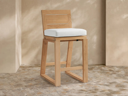 Canyon Outdoor Teak Barstool