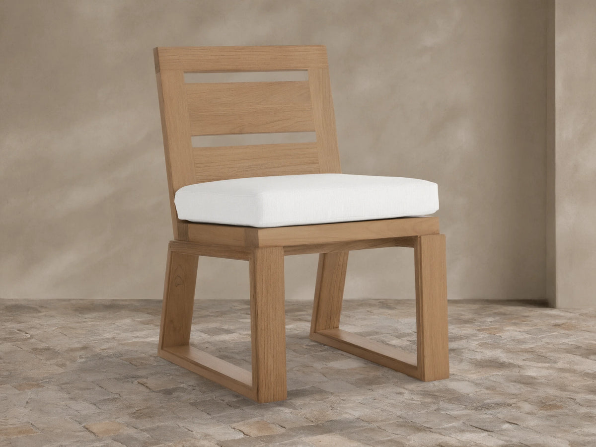 Canyon Outdoor Teak Dining Side Chair