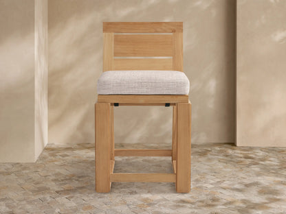 Canyon Outdoor Teak Counter Stool