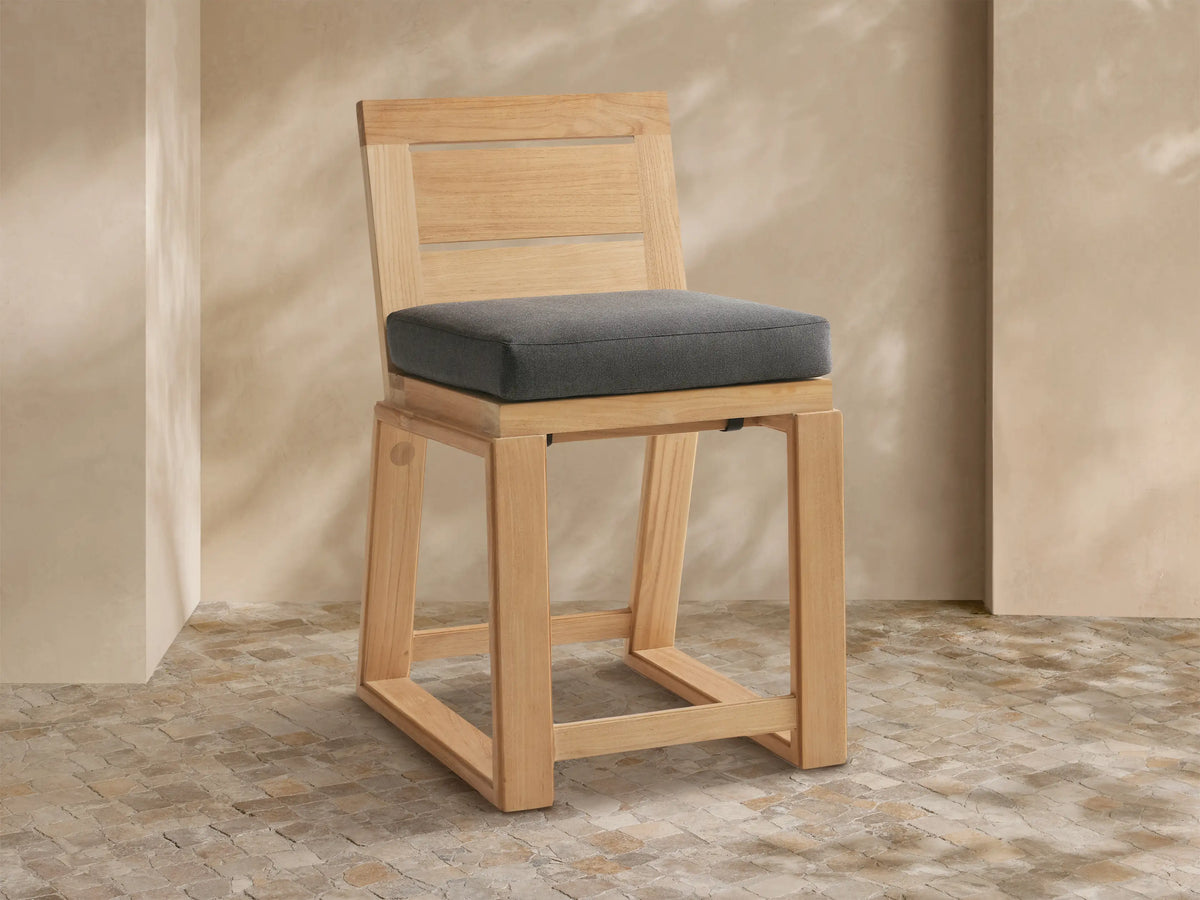 Canyon Outdoor Teak Counter Stool