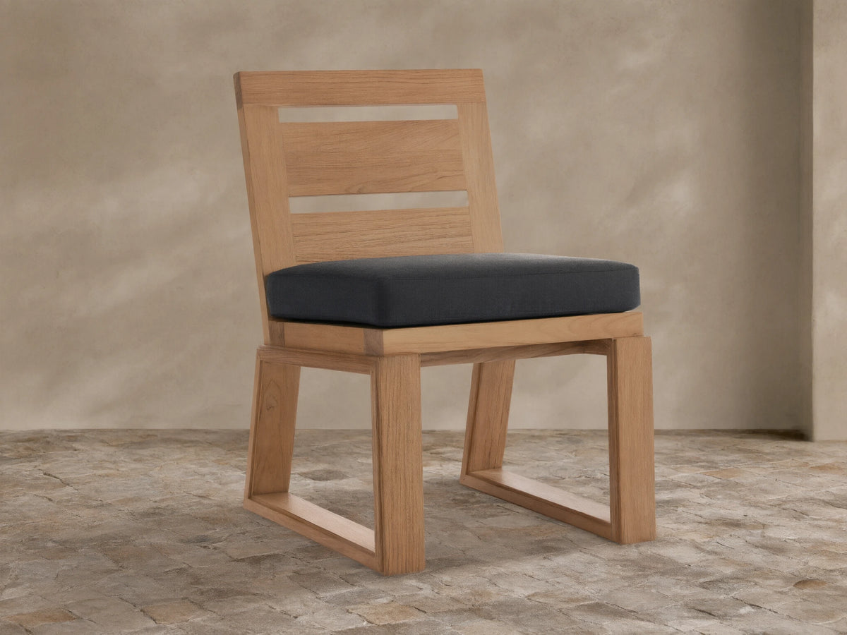 Canyon Outdoor Teak Dining Side Chair