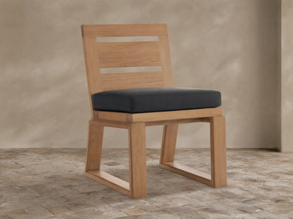 Canyon Outdoor Teak Dining Side Chair
