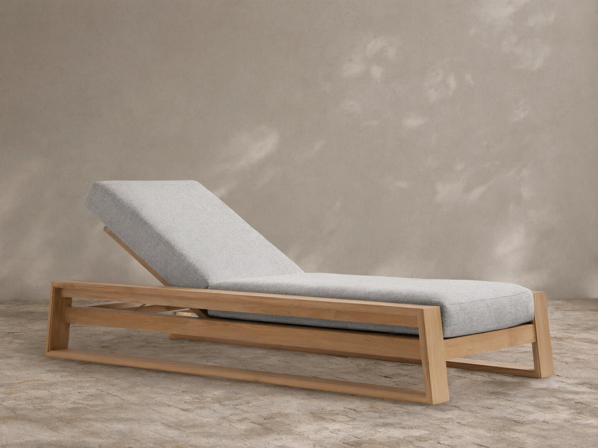 Canyon Outdoor Teak Chaise