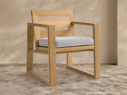 Canyon Outdoor Teak Dining Arm Chair