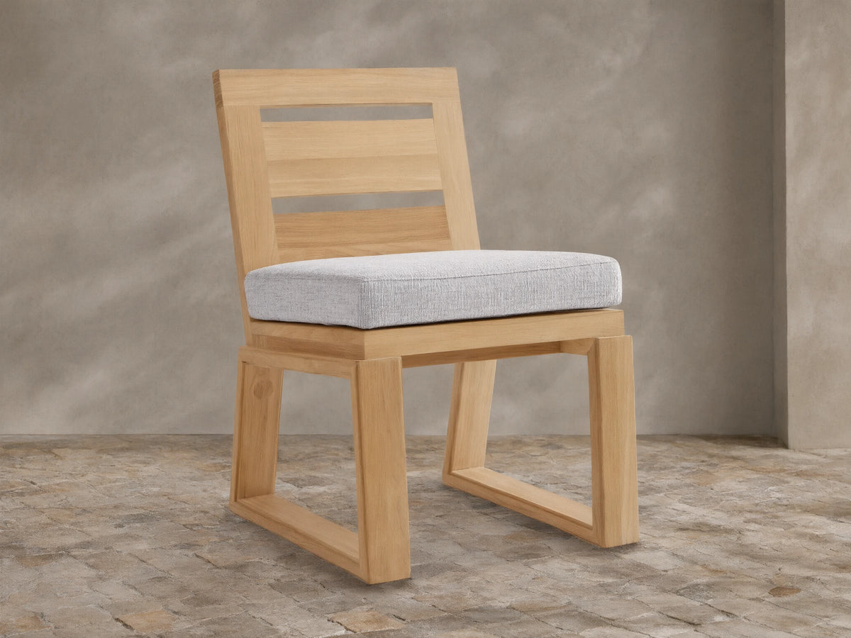 Canyon Outdoor Teak Dining Side Chair