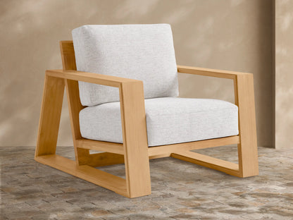 Canyon Outdoor Teak Lounge Chair