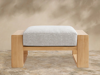 Canyon Outdoor Teak Ottoman