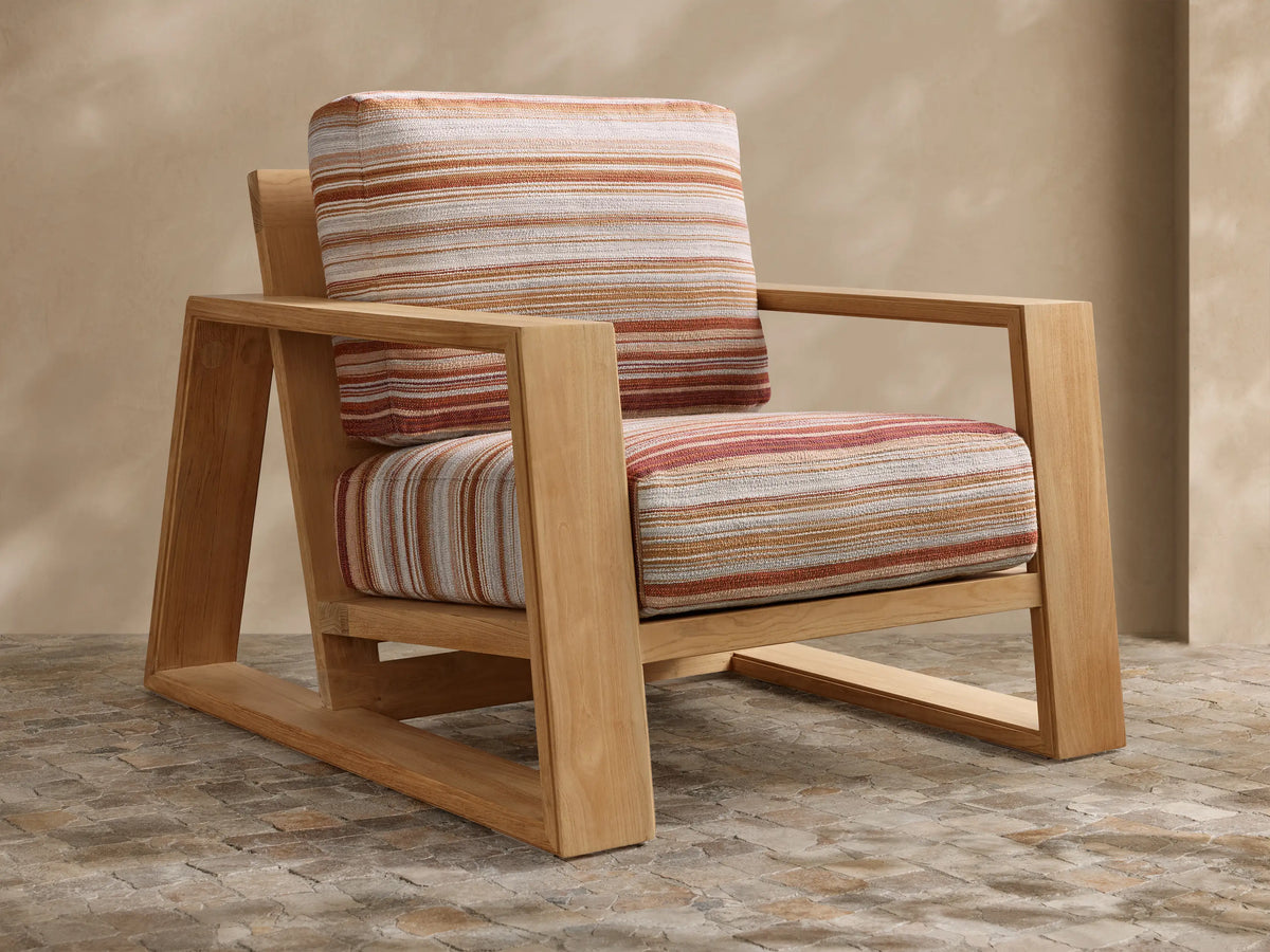 Canyon Outdoor Teak Lounge Chair