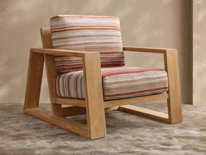 Canyon Outdoor Teak Lounge Chair