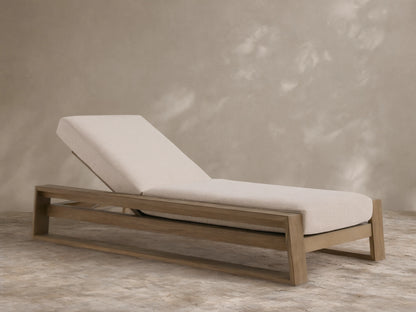 Canyon Outdoor Teak Chaise