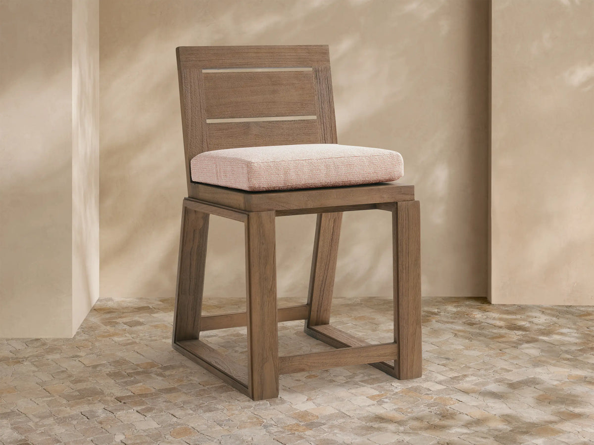 Canyon Outdoor Teak Counter Stool
