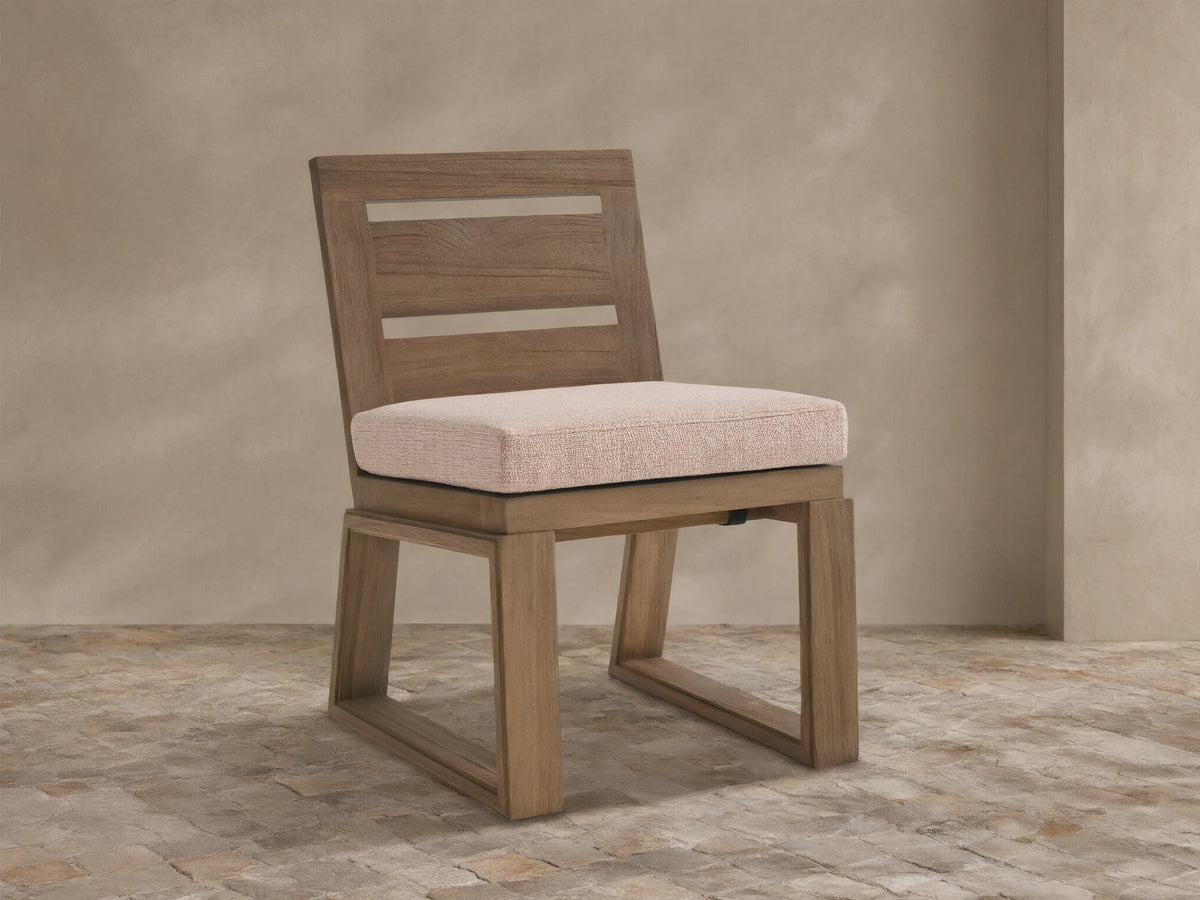 Canyon Outdoor Teak Dining Side Chair