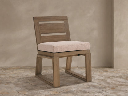 Canyon Outdoor Teak Dining Side Chair