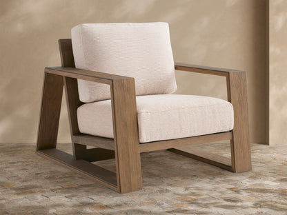 Canyon Outdoor Teak Lounge Chair