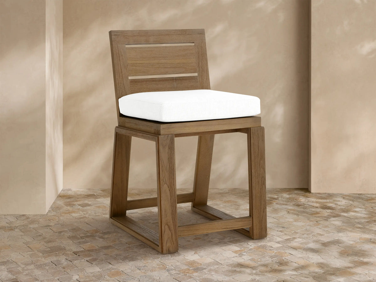 Canyon Outdoor Teak Counter Stool
