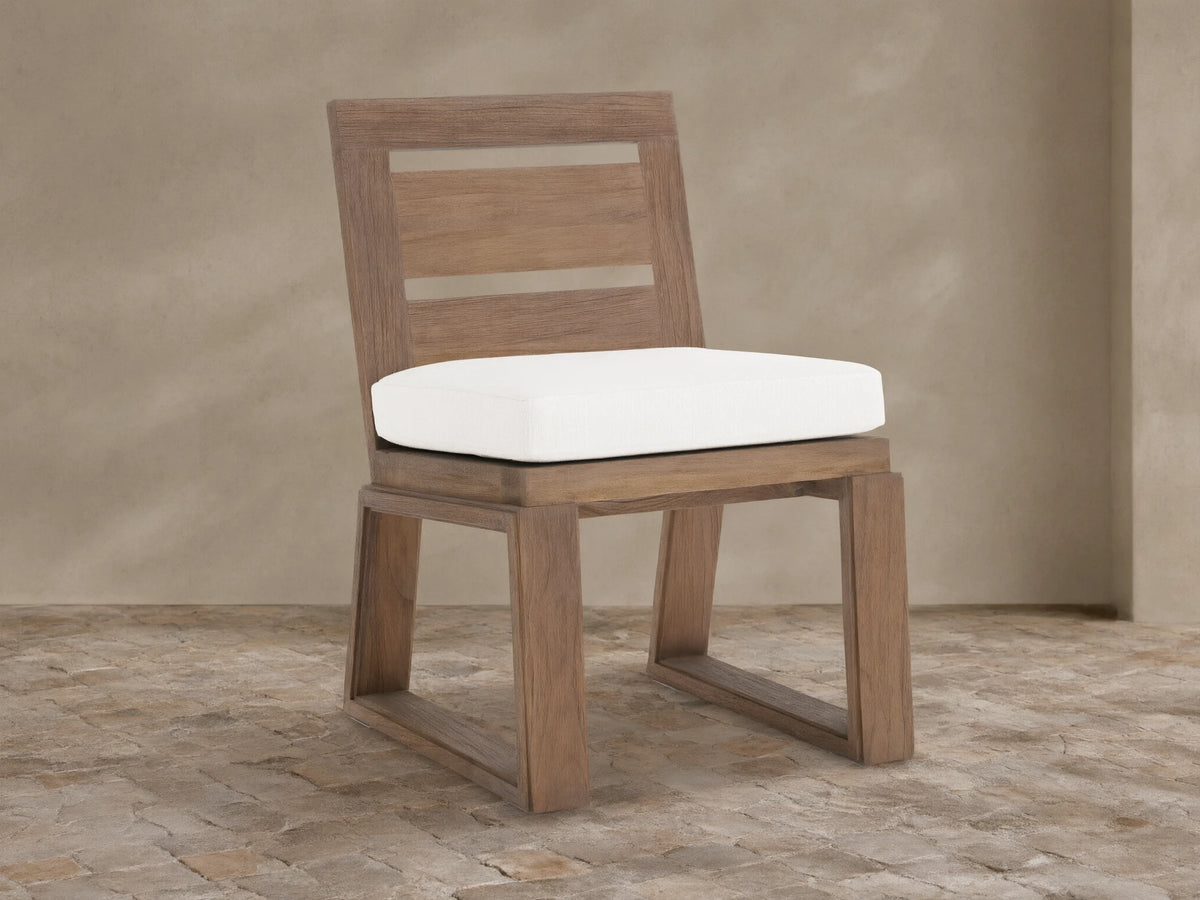 Canyon Outdoor Teak Dining Side Chair