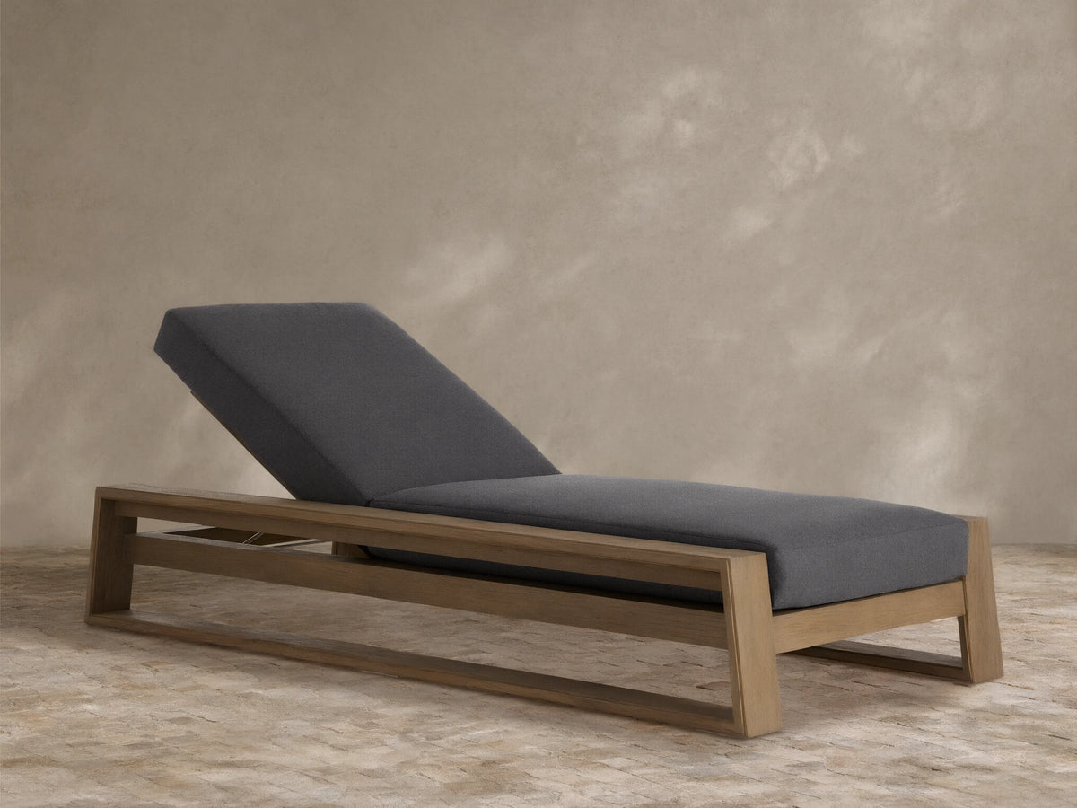 Canyon Outdoor Teak Chaise