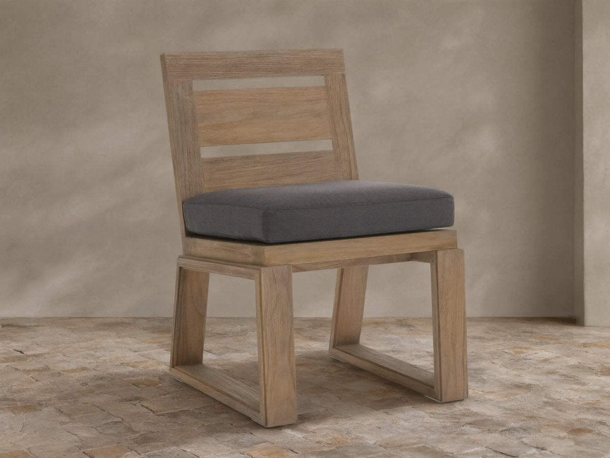 Canyon Outdoor Teak Dining Side Chair