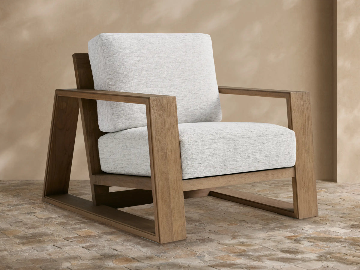 Canyon Outdoor Teak Lounge Chair