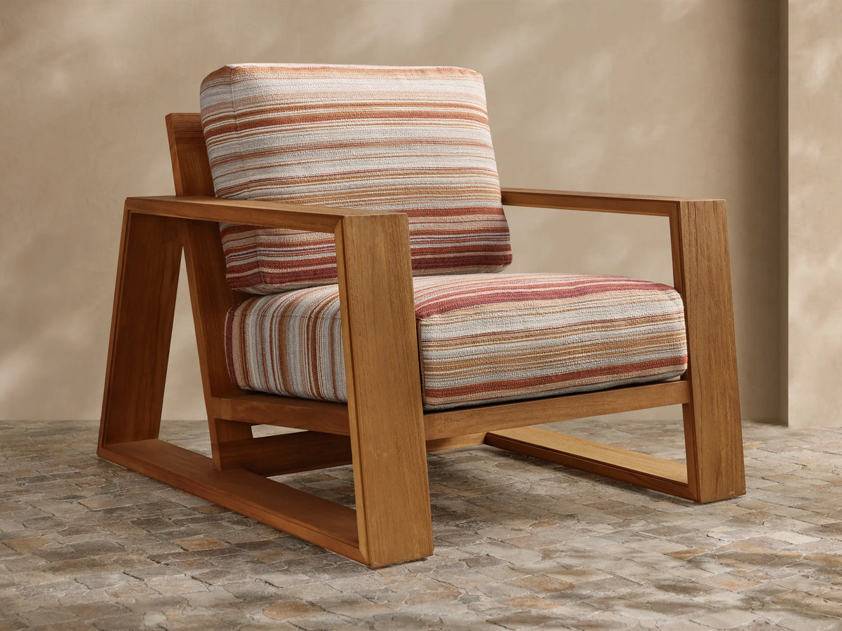 Canyon Outdoor Teak Lounge Chair