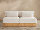 TWILLY PEARL / NATURAL TEAK
