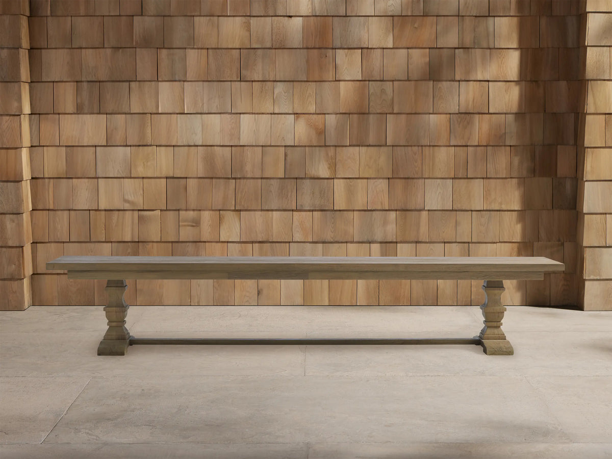 Hamptons Outdoor Dining Bench