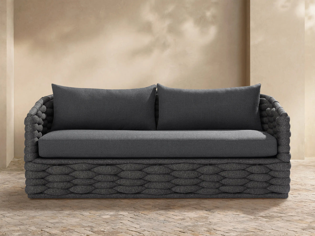Melbourne Outdoor Sofa in Margate Charcoal