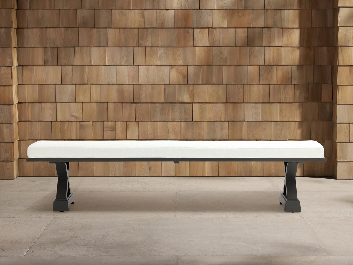 Montego Outdoor Aluminum Dining Bench