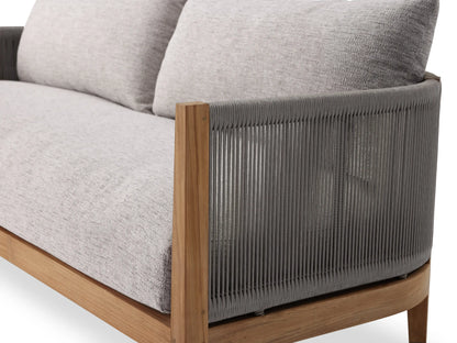 Natural teak wood aging process over six months. Wood color transitions from golden to silvery-grey patina, shows texture changes.