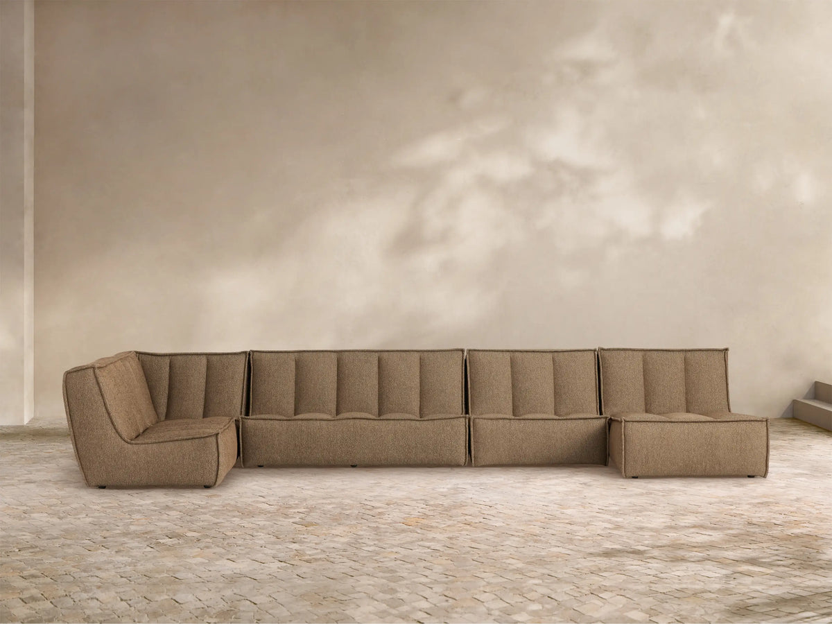 Porto Outdoor Five-Piece Sectional