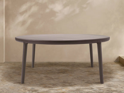 Puglia Outdoor Aluminum Round Dining Table