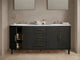 CARRARA / EBONY / BRASS