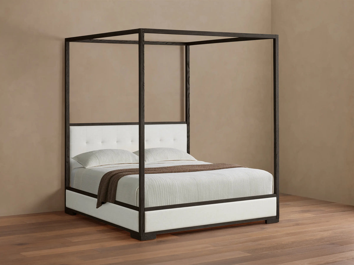 Darien Box-Tufted Canopy Bed