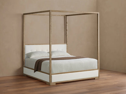 Darien Box-Tufted Canopy Bed