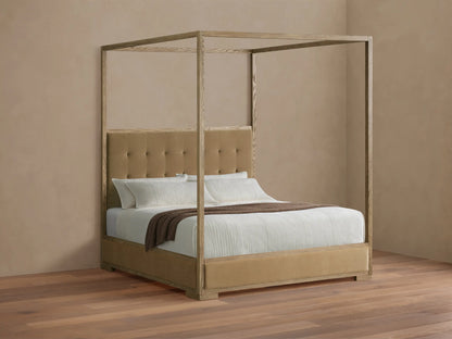 Darien Box-Tufted Canopy Bed