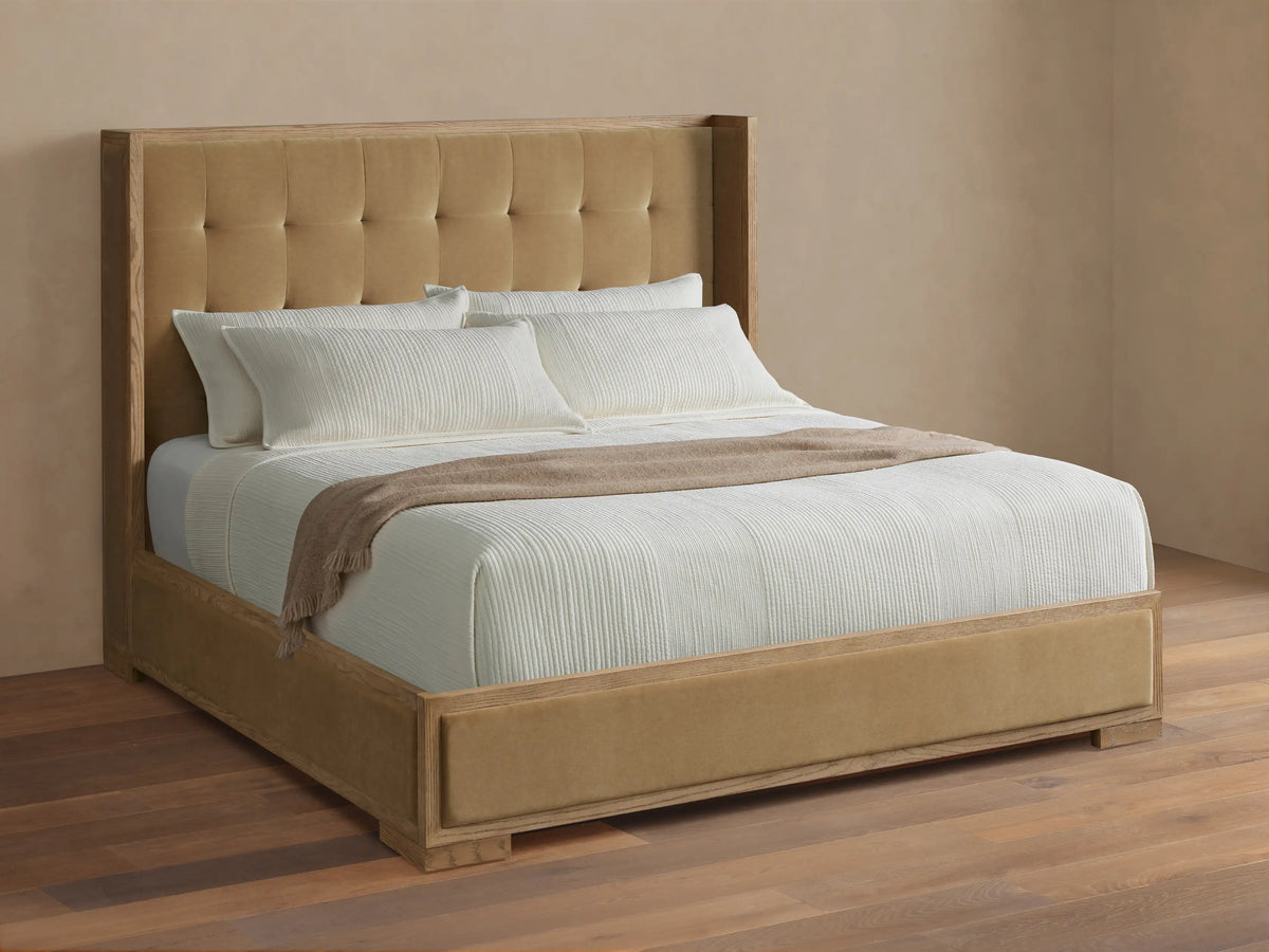 Darien Box-Tufted Shelter Bed