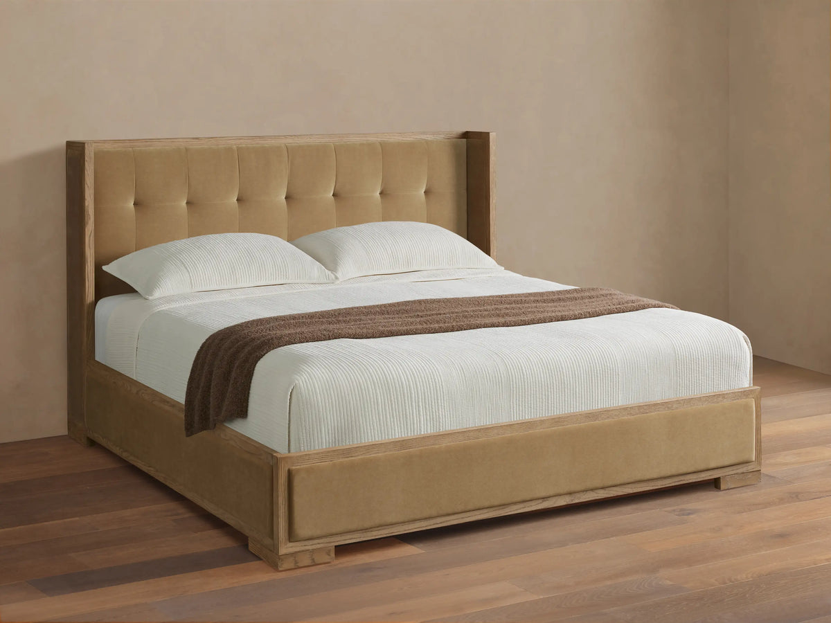 Darien Box-Tufted Shelter Bed