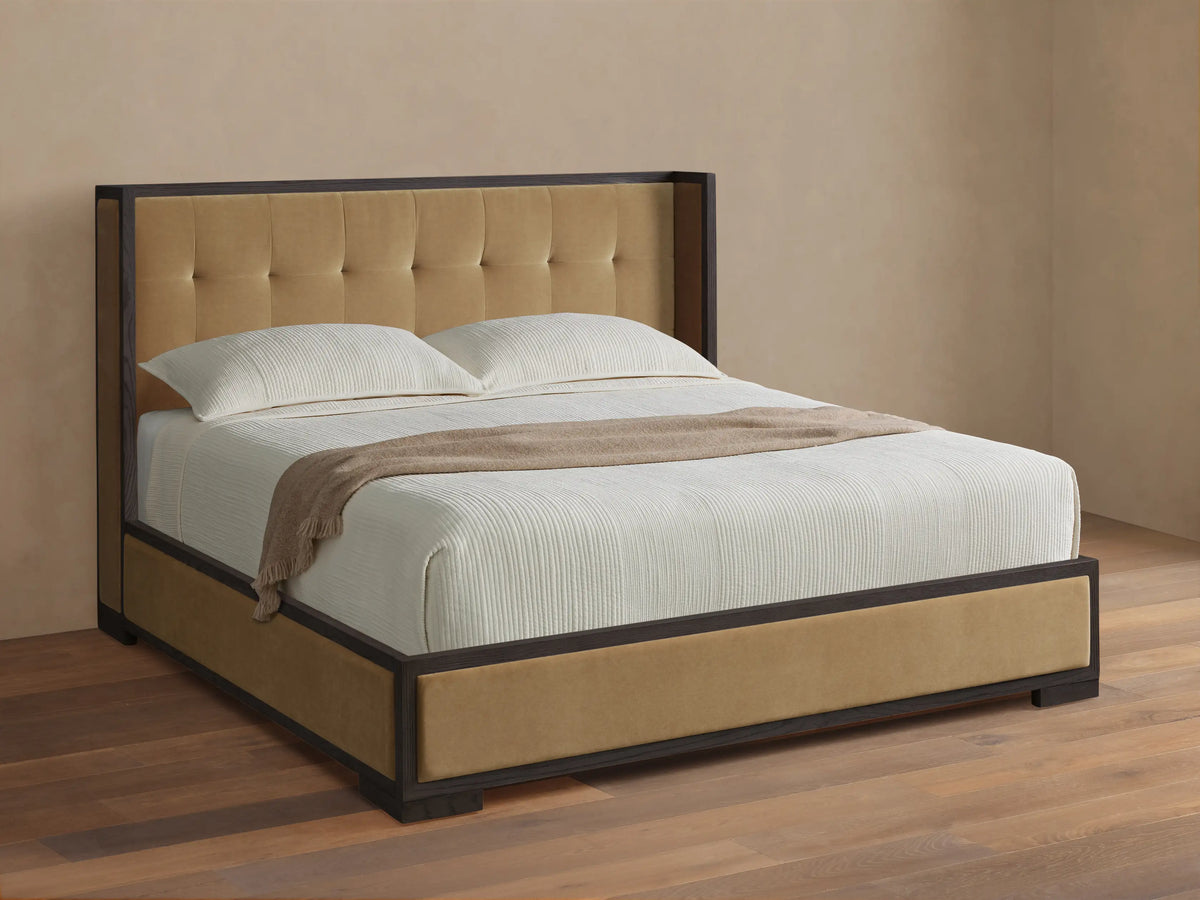Darien Box-Tufted Shelter Bed