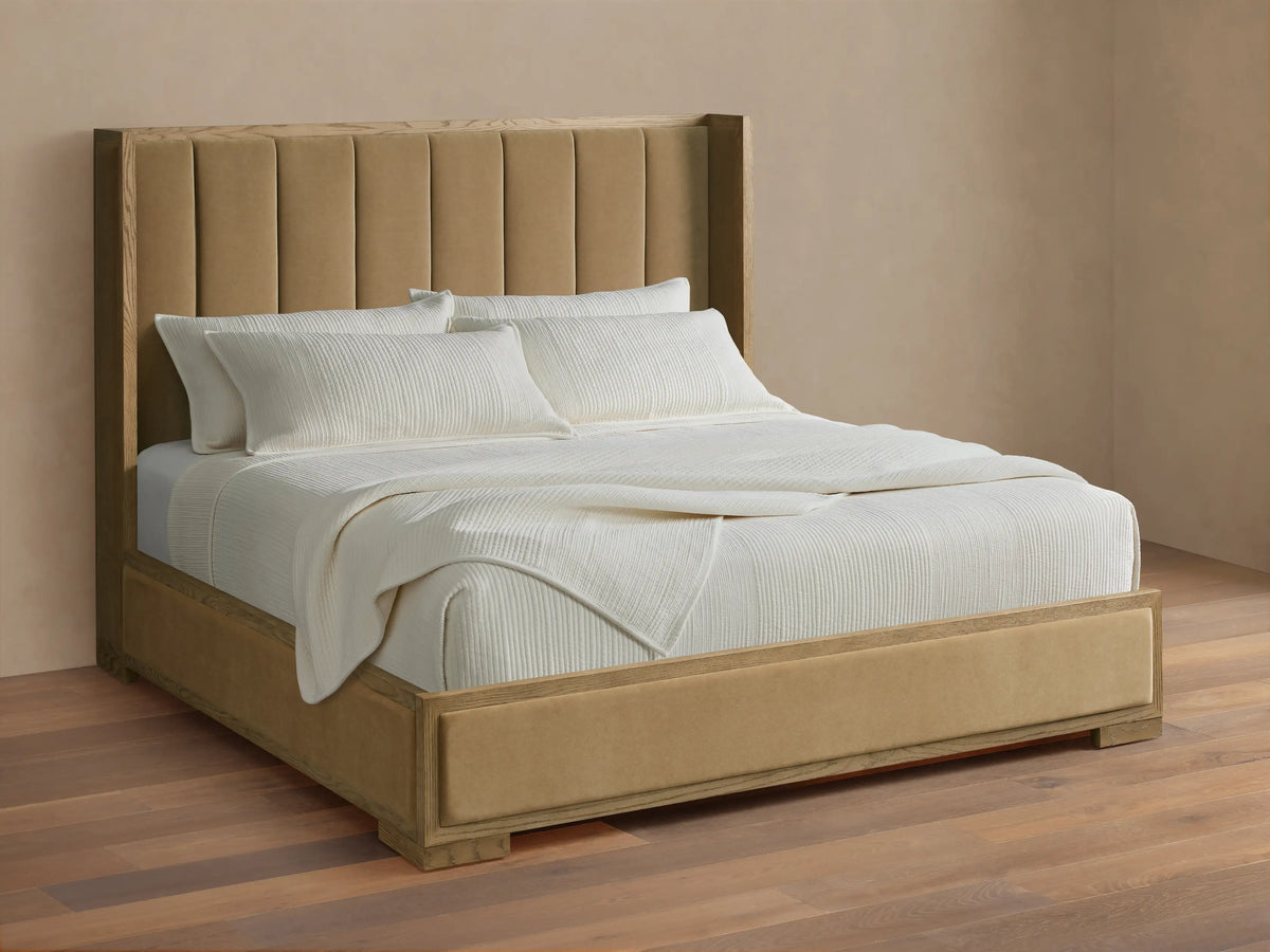 Darien Channel-Stitched Shelter Bed