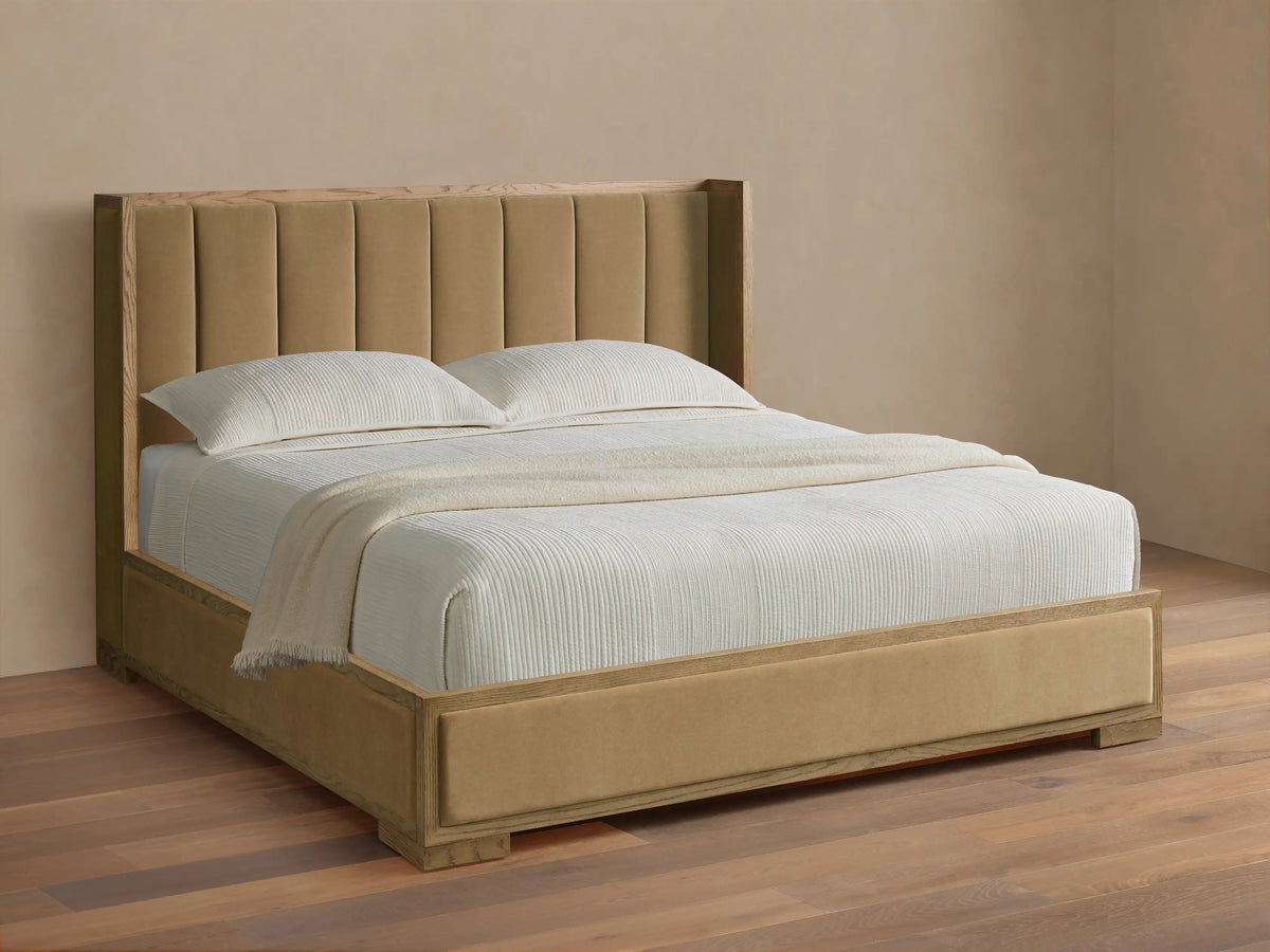 Darien Channel-Stitched Shelter Bed