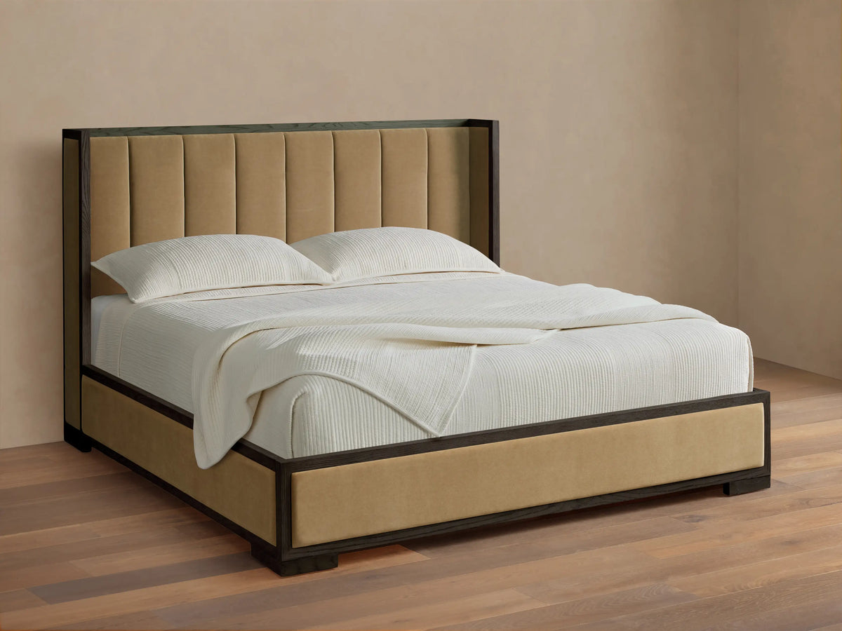 Darien Channel-Stitched Shelter Bed