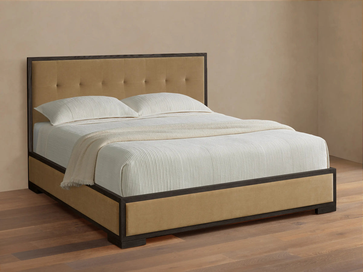 Darien Box-Tufted Panel Bed