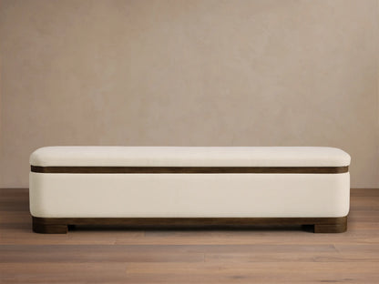 Darien Curved Storage Bench