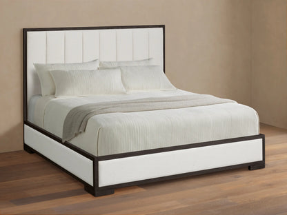 Darien Channel-Stitched Panel Bed