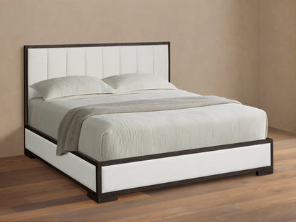 Darien Channel-Stitched Panel Bed