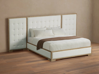 Darien Extended Box-Tufted Panel Bed