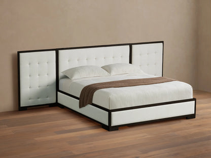 Darien Extended Box-Tufted Panel Bed