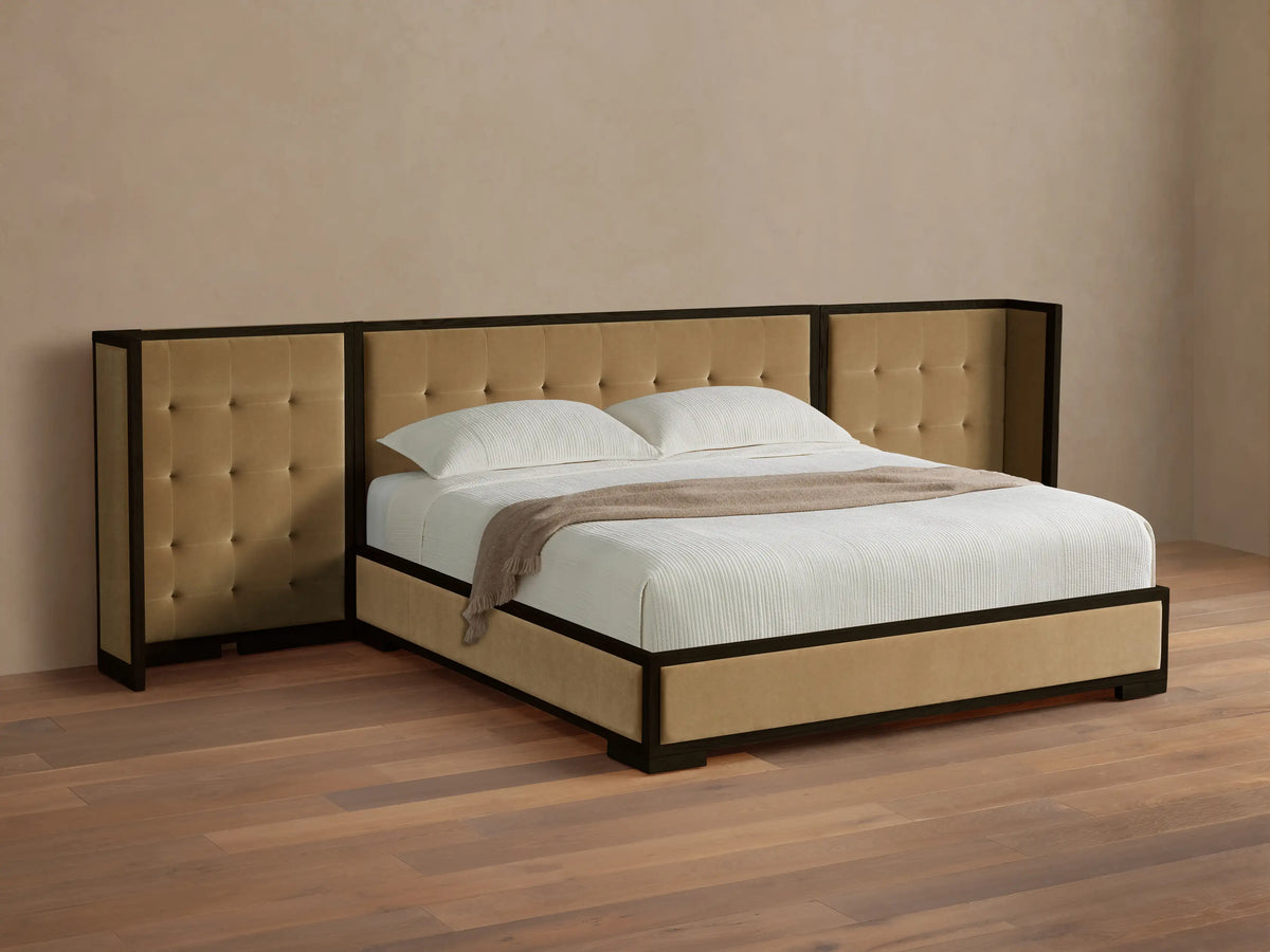 Darien Extended Box-Tufted Shelter Bed